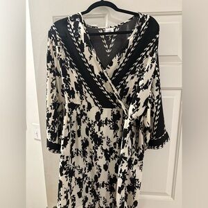 CABI black and white dress